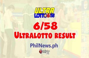 6/58 lotto result